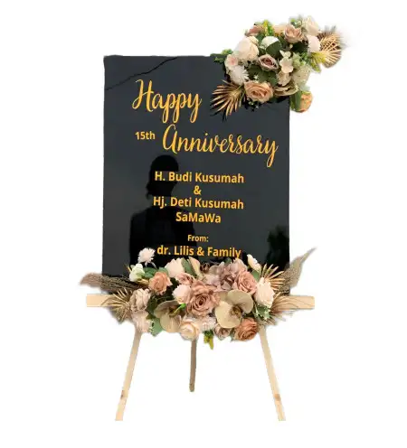 Papan Bunga Akrilik Aringin