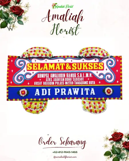 Papan Bunga Ucapan Selamat Aringin